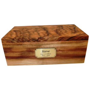 Pet Cremation Premium 2 - Solid Camphor Laurel Box
