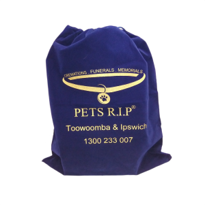 Large Pet Cremation Garden Memorial - Velvet Bag