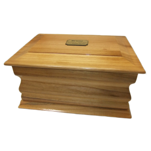 Pet Cremation Premium 4 Solid Timber Box in Oak