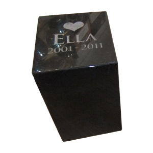 Pet Cremation Premium 14 – Garden Black Granite Urn