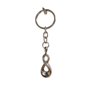 KEEPSAKE STAINLESS STEEL SILVER KEYRINGS - INFINITY